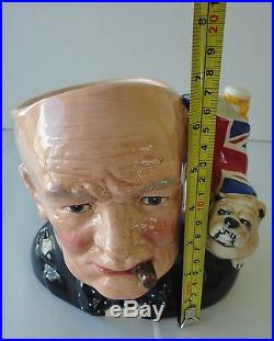 Royal Doulton Character Jug of the Year 1982 Winston Churchill D6907