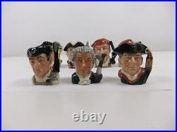 Royal Doulton Character Jugs From Williamsburg Miniature Mini Toby Jugs