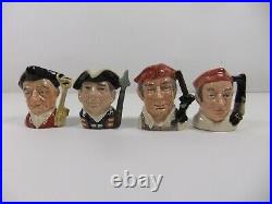 Royal Doulton Character Jugs From Williamsburg Miniature Mini Toby Jugs