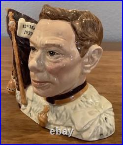 Royal Doulton Character Jugs King George VI & Queen Elizabeth II Limited Ed