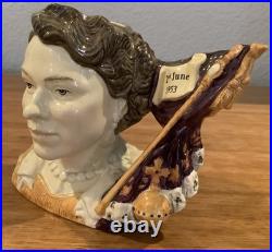 Royal Doulton Character Jugs King George VI & Queen Elizabeth II Limited Ed