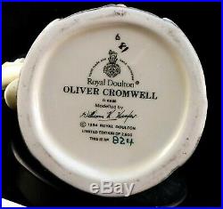 Royal Doulton Character Jugs King charles I & Oliver Cromwellr D6985&86