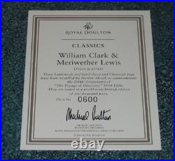 Royal Doulton Character Jugs LEWIS & CLARK Limited Edition Collectibles With Box
