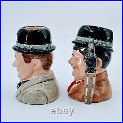 Royal Doulton Character Jugs Laurel & Hardy. Limited Edition. 5. Pre-owned