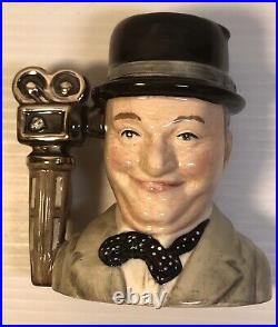 Royal Doulton Character Jugs Laurel and Hardy D7008 / D7009 (Ltd. Ed. Of 3500)