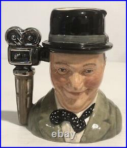Royal Doulton Character Jugs Laurel and Hardy D7008 / D7009 (with COA)