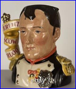 Royal Doulton Character Jugs Napoleon and Wellington D7001 & D7002