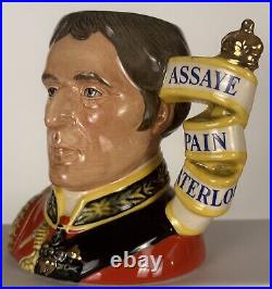 Royal Doulton Character Jugs Napoleon and Wellington D7001 & D7002