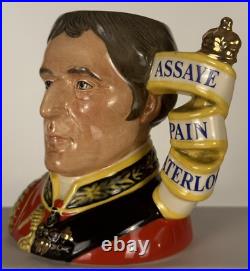 Royal Doulton Character Jugs Napoleon and Wellington D7001 & D7002