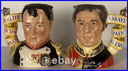 Royal Doulton Character Jugs Napoleon and Wellington D7001 & D7002 (Ltd. Ed.)