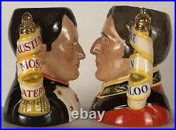 Royal Doulton Character Jugs Napoleon and Wellington D7001 & D7002 (Ltd. Ed.)