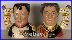 Royal Doulton Character Jugs Napoleon and Wellington D7001 & D7002 (Ltd. Ed.)