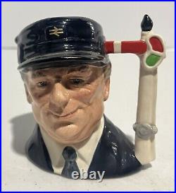 Royal Doulton Character Jugs Policeman Fireman Postman & Engine Driver Small 4