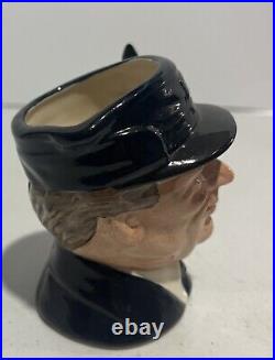 Royal Doulton Character Jugs Policeman Fireman Postman & Engine Driver Small 4