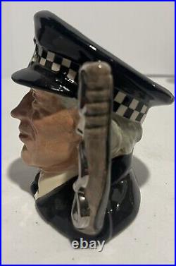 Royal Doulton Character Jugs Policeman Fireman Postman & Engine Driver Small 4