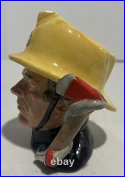 Royal Doulton Character Jugs Policeman Fireman Postman & Engine Driver Small 4