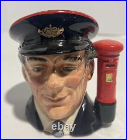 Royal Doulton Character Jugs Policeman Fireman Postman & Engine Driver Small 4