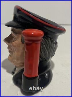 Royal Doulton Character Jugs Policeman Fireman Postman & Engine Driver Small 4