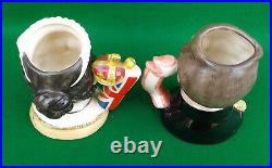 Royal Doulton Character Jugs Queen Victoria D7072 & Prince Albert D7073