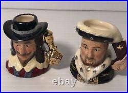 Royal Doulton Character Jugs Set of Kings & Queens of the Realm