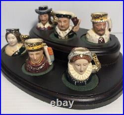 Royal Doulton Character Jugs Set of Kings & Queens of the Realm