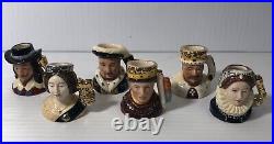 Royal Doulton Character Jugs Set of Kings & Queens of the Realm