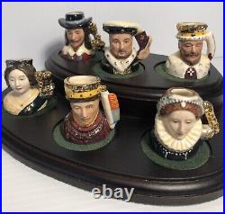 Royal Doulton Character Jugs Set of Kings & Queens of the Realm