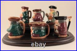 Royal Doulton Character Jugs TINY TOBY full SET #905/2500 with COA & Display