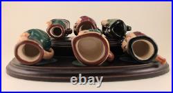 Royal Doulton Character Jugs TINY TOBY full SET #905/2500 with COA & Display