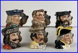 Royal Doulton Character MINI JUGS (Set of 6) EXPLORERS