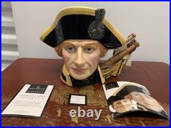 Royal Doulton Character Mug Lord Horatio Nelson D7236 Mint 2004