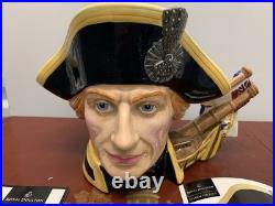 Royal Doulton Character Mug Lord Horatio Nelson D7236 Mint 2004
