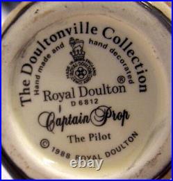 Royal Doulton Character TOBY JUG DOULTONVILLE CAPT PROP the PILOT
