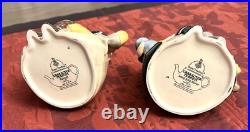 Royal Doulton Character Teapot LONG JOHN SILVER D6853 & FALSTAFF D6854, 1989