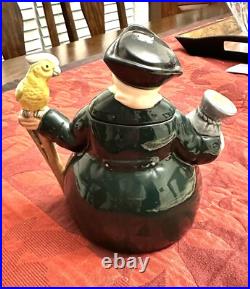 Royal Doulton Character Teapot LONG JOHN SILVER D6853 & FALSTAFF D6854, 1989
