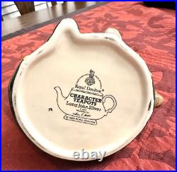Royal Doulton Character Teapot LONG JOHN SILVER D6853 & FALSTAFF D6854, 1989