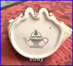 Royal Doulton Character Teapot LONG JOHN SILVER D6853 & FALSTAFF D6854, 1989