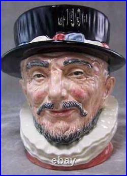 Royal Doulton Character Toby Jug Beefeater ER D6206 EXC