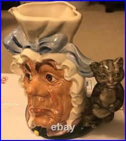 Royal Doulton Character Toby Jug Cook and The Cheshire Cat Large D6842