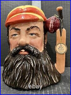 Royal Doulton Character Toby Jug D7032 W. G. Grace Test Cricket RARE! Ships Free