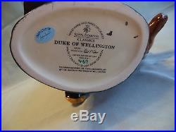 Royal Doulton Character Toby Jug Duke of Wellington D7165 Ltd Edition 1000 COA