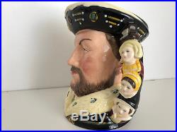 Royal Doulton Character Toby Jug Lg Henry VIII, D6888, limited edition of 1991