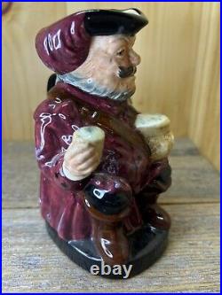 Royal Doulton Character Toby Jug Mug Sir John Falstaff sitting 8328A