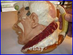 Royal Doulton Character Toby Jug Mug The Clown 1950 -rare