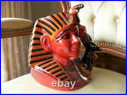 Royal Doulton Character Toby Jug Pharaoh Flambe Limited Edition + Cert D7028
