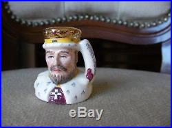 Royal Doulton Character Toby Jug Rare Kings and Queens Tiny Tinies Set MINT