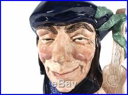 Royal Doulton Character Toby Jug SCARAMOUCHE Copr 1961 Large D6558 Mint Cond