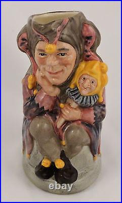 Royal Doulton Character Toby Jug The Jester D6910 Limited Edition #750 5 Medium