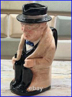 Royal Doulton Character Toby Jug Winston Churchill 9 Large