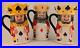 Royal Doulton Character Toby Jugs King And Queen Of Clubs Spades Diamonds